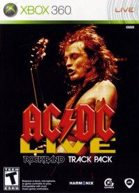 AC/DC Live Rock Band Track Pack Playstation 3 US box art